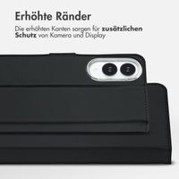 Accezz Wallet TPU Klapphülle Samsung Galaxy S25 Edge - Schwarz