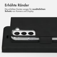 Accezz Wallet TPU Klapphülle Samsung Galaxy S22 - Schwarz