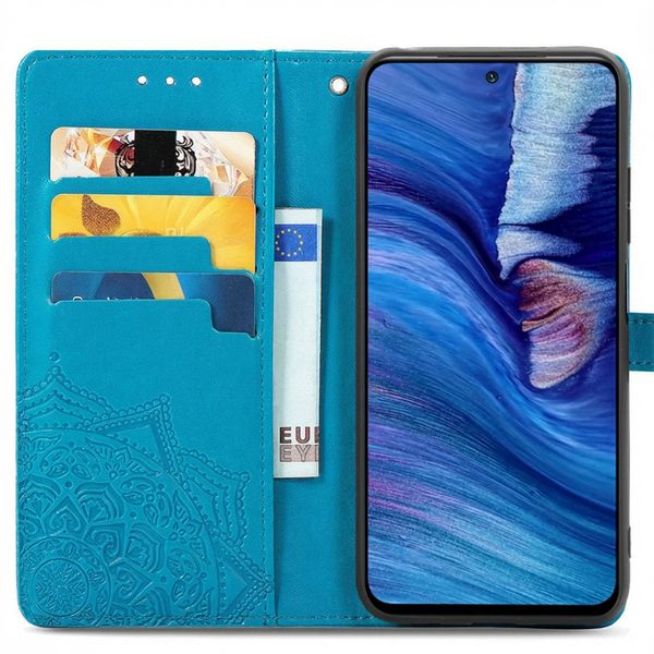 imoshion Mandala Klapphülle Xiaomi Redmi Note 10 (5G) - Türkis
