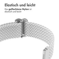 imoshion Gewebtes Nylonarmband - Universeller 20-mm-Anschluss - Weiß