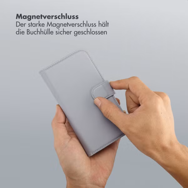 Selencia Olyn Abnehmbare Bookcase mit MagSafe Apple iPhone 17 Pro - Grau