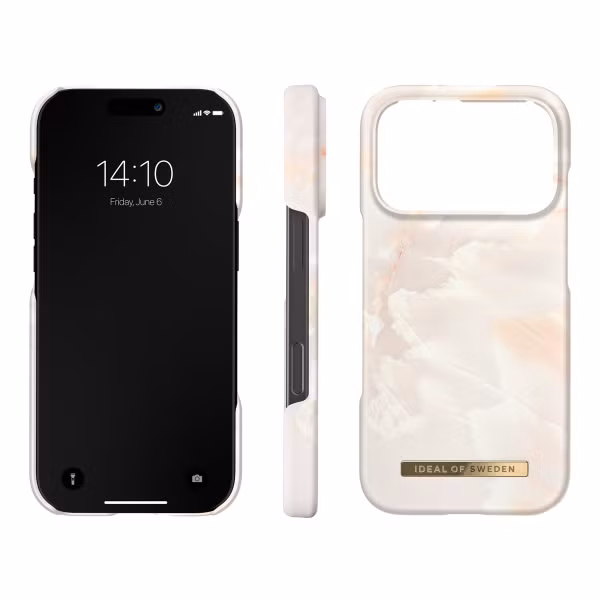 iDeal of Sweden Fashion Back Case Apple iPhone 17 Pro Max - Rose Pearl Marble