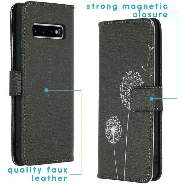 imoshion Design TPU Klapphülle Samsung Galaxy S10 - Dandelion