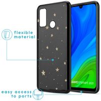 imoshion Design Hülle für das Huawei P Smart (2020) - Sterne / Schwarz