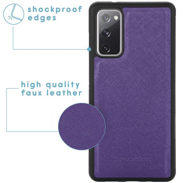imoshion Luxuriöse Portemonnaie-Klapphülle Samsung Galaxy S20 FE - Violett