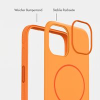 imoshion Color Backcover mit Thin MagSafe Ring Apple iPhone 14 / 13 - Orange