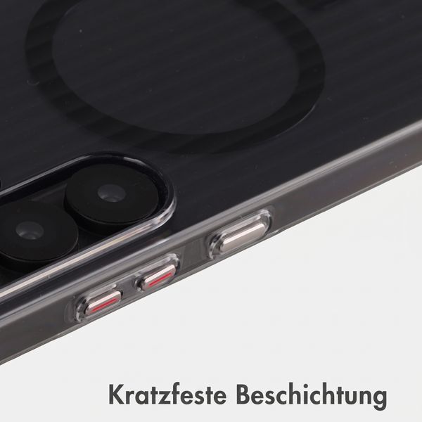 Accezz Lite Backcover mit MagSafe | Fluted | Samsung Galaxy S25 Ultra - Schwarz