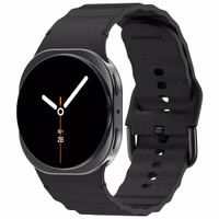 imoshion Wave Silikonarmband für das  Samsung Galaxy Watch 8 (40/44mm) / Classic (46mm) - Schwarz