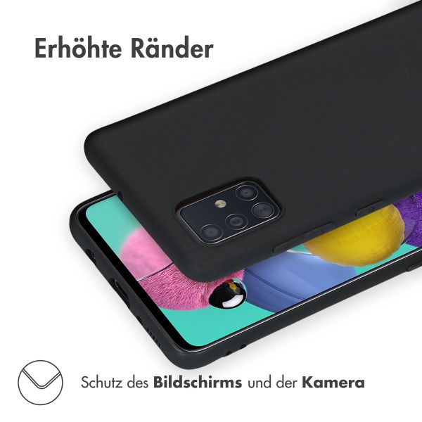 imoshion TPU Color Cover Samsung Galaxy A51 - Schwarz