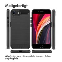 imoshion Brushed Back Cover für das iPhone SE 4 - Schwarz