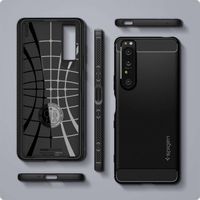 Spigen Rugged Armor Case Sony Xperia 1 III - Schwarz