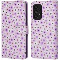 imoshion ﻿Design Klapphülle für das Samsung Galaxy A53 - Purple Flowers