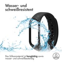 imoshion Silikon Sportarmband für Xiaomi Mi Band 3 / 4 - Schwarz