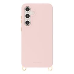 Selencia Rivièra Backcover mit MagSafe mit abnehmbaren Haken Samsung Galaxy S24 FE - Sorbet Pink