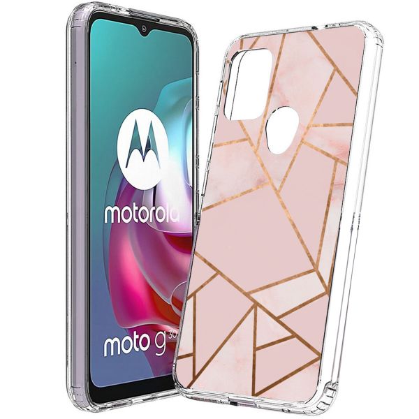 imoshion Design Hülle für das Motorola Moto G30 / G20 / G10 (Power) - Graphic Pink