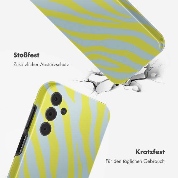 Selencia Vivid Backcover Samsung Galaxy A15 (5G/4G) - Zebra Winter Sky Titanium Yellow