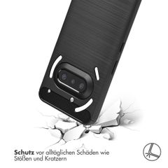 imoshion Brushed Back Cover Nothing Phone (3a) - Schwarz