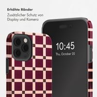 Selencia Vivid Back Cover Apple iPhone 12 (Pro) - Check This Burgundy