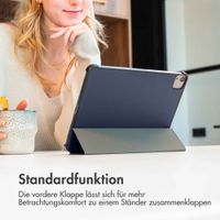 imoshion Trifold Klapphülle für das iPad 11 (2025) 11 Zoll / iPad 10 (2022) 10.9 Zoll - Dunkelblau