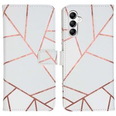 imoshion Design TPU Klapphülle für das Samsung Galaxy A14 (5G) - White Graphic