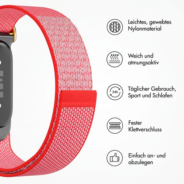 imoshion Nylonarmband für Fitbit Air - Rot