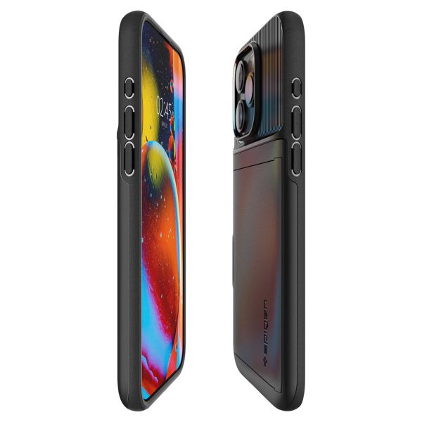 Spigen Slim Armor CS Case für das Apple iPhone 15 Pro Max - Schwarz
