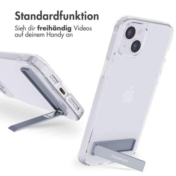 imoshion Back Cover mit Ständer für das iPhone 15 Plus - Transparent