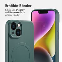 imoshion Color Back Cover mit MagSafe Apple iPhone 14 - Dunkelgrün
