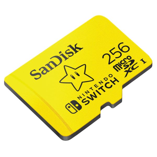 SanDisk microSD für das Nintendo Switch - 256GB - Star