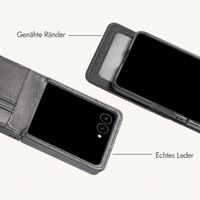 imoshion Luxuriöse Klapphülle Samsung Galaxy Z Flip 8 - Schwarz