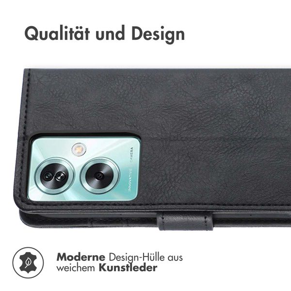 imoshion Luxuriöse Klapphülle Oppo A79 - Schwarz