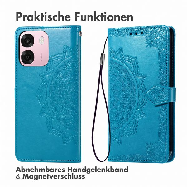 imoshion Mandala Klapphülle Oppo A6 (5G) - Türkis