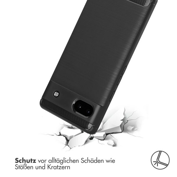 imoshion Brushed Back Cover Google Pixel 6a - Schwarz