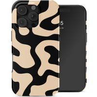 Selencia Vivid Back Cover Apple iPhone 16 Pro - Art Wave Black