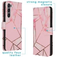 imoshion Design TPU Klapphülle für das Samsung Galaxy S23 Plus - Pink Graphic