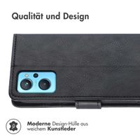 imoshion Luxuriöse Klapphülle für das Oppo A96 - Schwarz