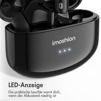 imoshion Aura Pro Kabellose In-Ear-Kopfhörer - Aktive Geräuschunterdrückung (ANC) - Schwarz