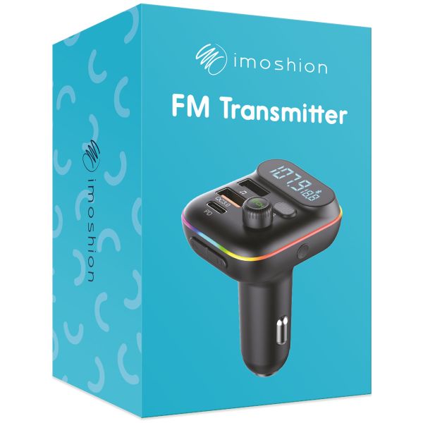 imoshion FM Transmitter USB-C & Quick Charge - Schwarz