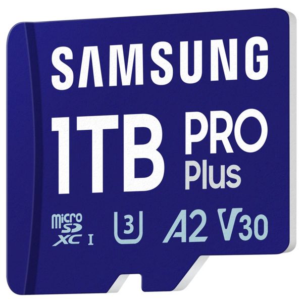 Samsung PRO Plus microSD 2023 - 1TGB - Inklusive SD-Adapter - UHS-I/U3/Full HD/4K UHD