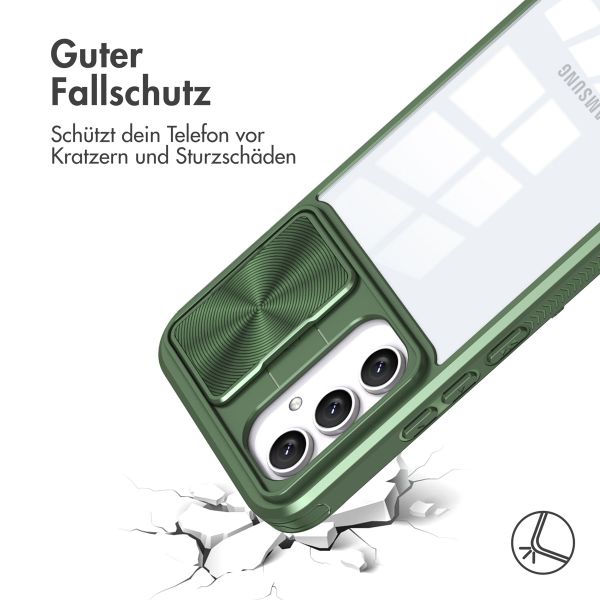 imoshion Back Cover mit Kameraschieber Samsung Galaxy S23 FE - Dunkelgrün
