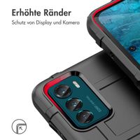 imoshion Rugged Shield Backcover für das Motorola Moto G42 - Schwarz