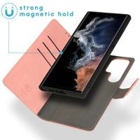 imoshion Entfernbare 2-1 Luxus Klapphülle Samsung Galaxy S23 Ultra - Rosa