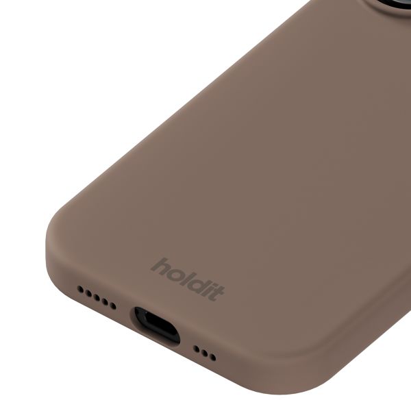 Holdit Silicone Case Apple iPhone 17 - Mocha Brown