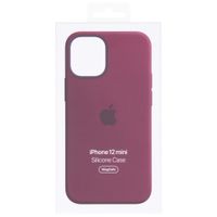 Apple Silikon-Case MagSafe Apple iPhone 12 Mini - Plum