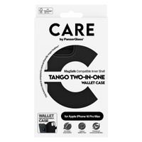 CARE by PanzerGlass Tango 2 in 1 Wallet Case MagSafe Apple iPhone 16 Pro Max - Schwarz