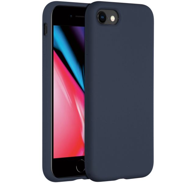 Accezz Liquid Silikoncase Blau für das iPhone SE (2022 / 2020) / 8 / 7