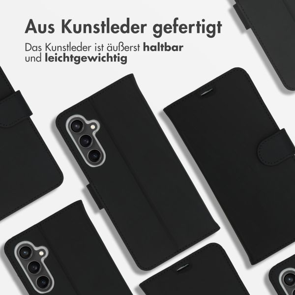 Accezz Wallet TPU Klapphülle Samsung Galaxy S23 FE - Schwarz