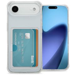 imoshion Soft Case Back Cover mit Kartenhalter Apple iPhone 17 Air - Transparent