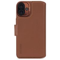 Decoded 2 in 1 Leather Klapphülle MagSafe Apple iPhone 16 Plus - Tan