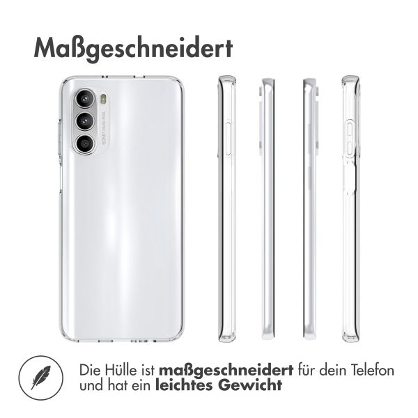 Accezz TPU Clear Cover für das Motorola Moto G52 / G82 - Transparent